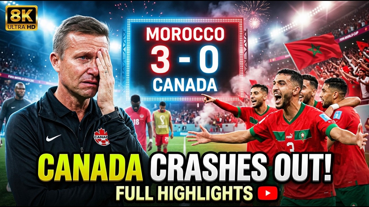 MOROCCO ELIMINATES CANADA 3-0! 😱 Jesse Marsch Reacts | Full Highlights & Analysis