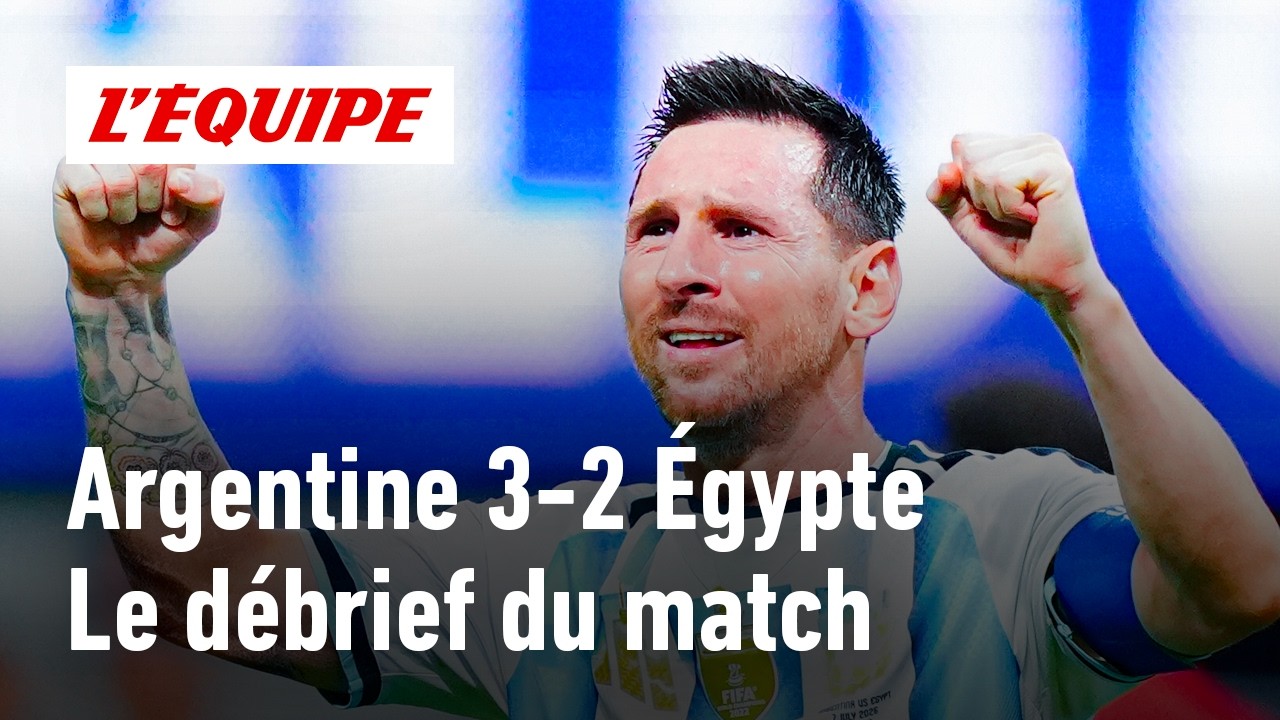 Argentine 3-2 Égypte : L’Argentine renverse l’Égypte dans un match fou ! (Coupe du monde 2026)