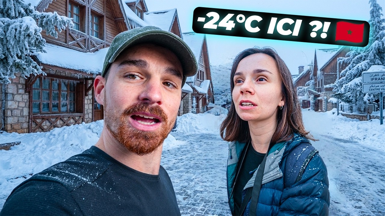 MAROC 🇲🇦 Dans la PLUS GRANDE forêt de Cèdres du MONDE et la ville la PLUS FROIDE d'AFRIQUE