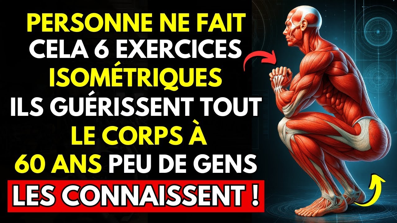 Ces 6 Exercices Isométriques sont si PUISSANTS, que 99 % des Gens les Ignorent