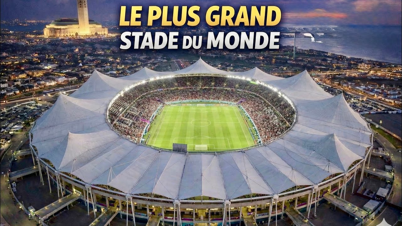 Le plus grand stade de football du monde sera au Maroc en 2030 et ce projet va tout changer