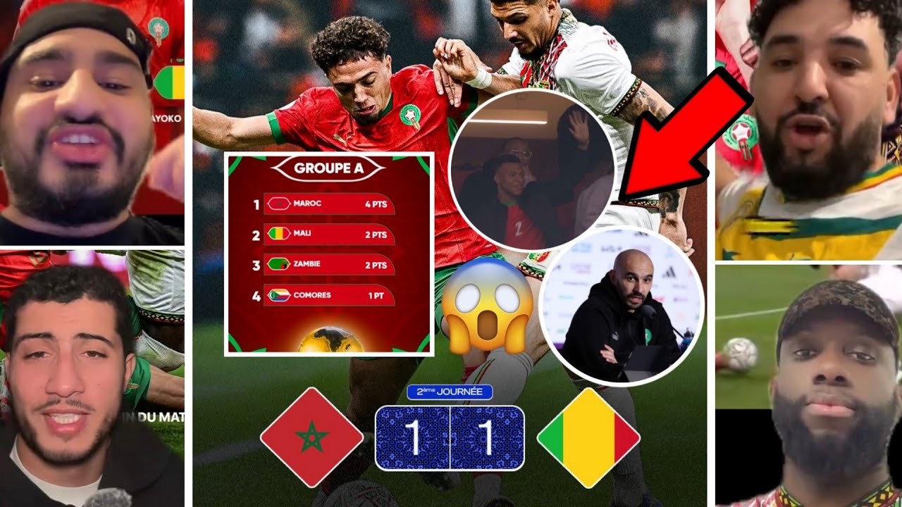 🚨 Le Maroc 🇲🇦 Leader mais pas qualifier 😱 Regragui Sous pression 😬 Mbappe au stades 🏟✅️ 