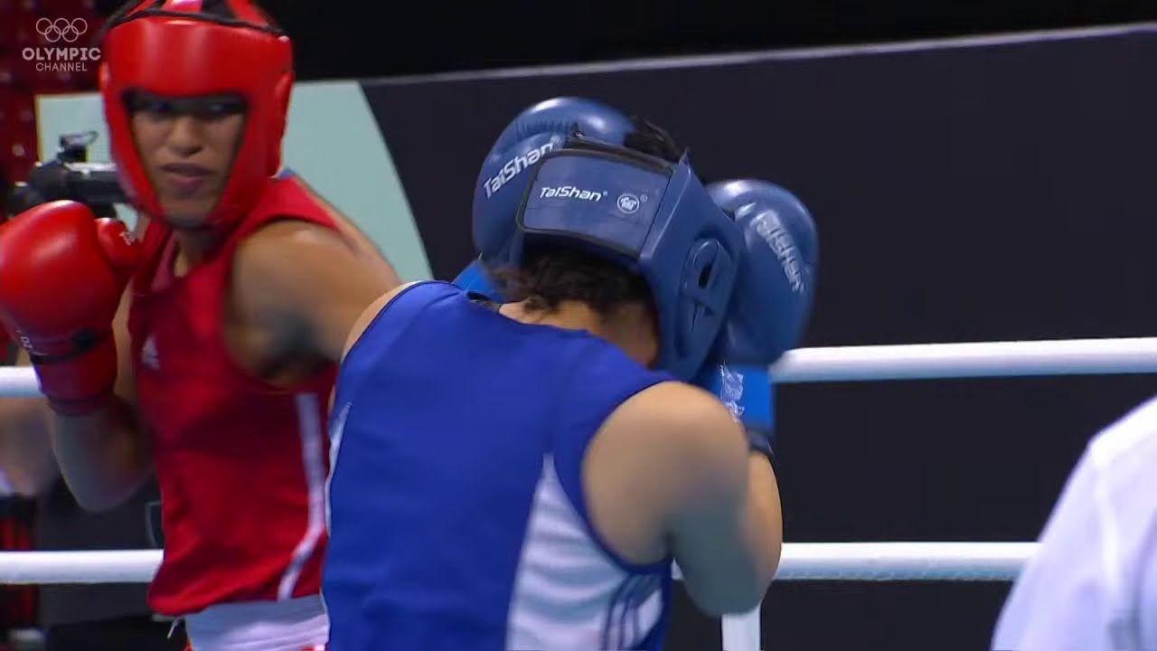 BOXING (69-75kg) Khadija MARDI KHADIJA (Morocco) v Ichrak CHAIB (Algeria)