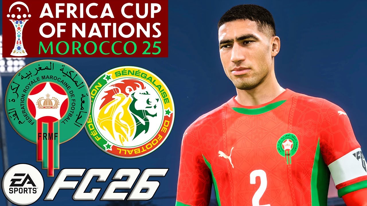 Maroc vs Sénégal | Finale CAN 2025 Maroc | 18 janvier 2026 | FC 26