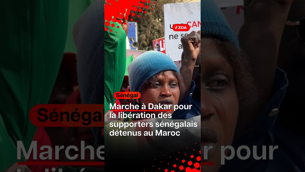 Marche à Dakar pour la libération des supporters sénégalais détenus au Maroc