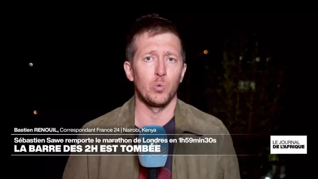 Marathon de Londres : Sabastian Sawe entre dans l'histoire de l'athlétisme • FRANCE 24