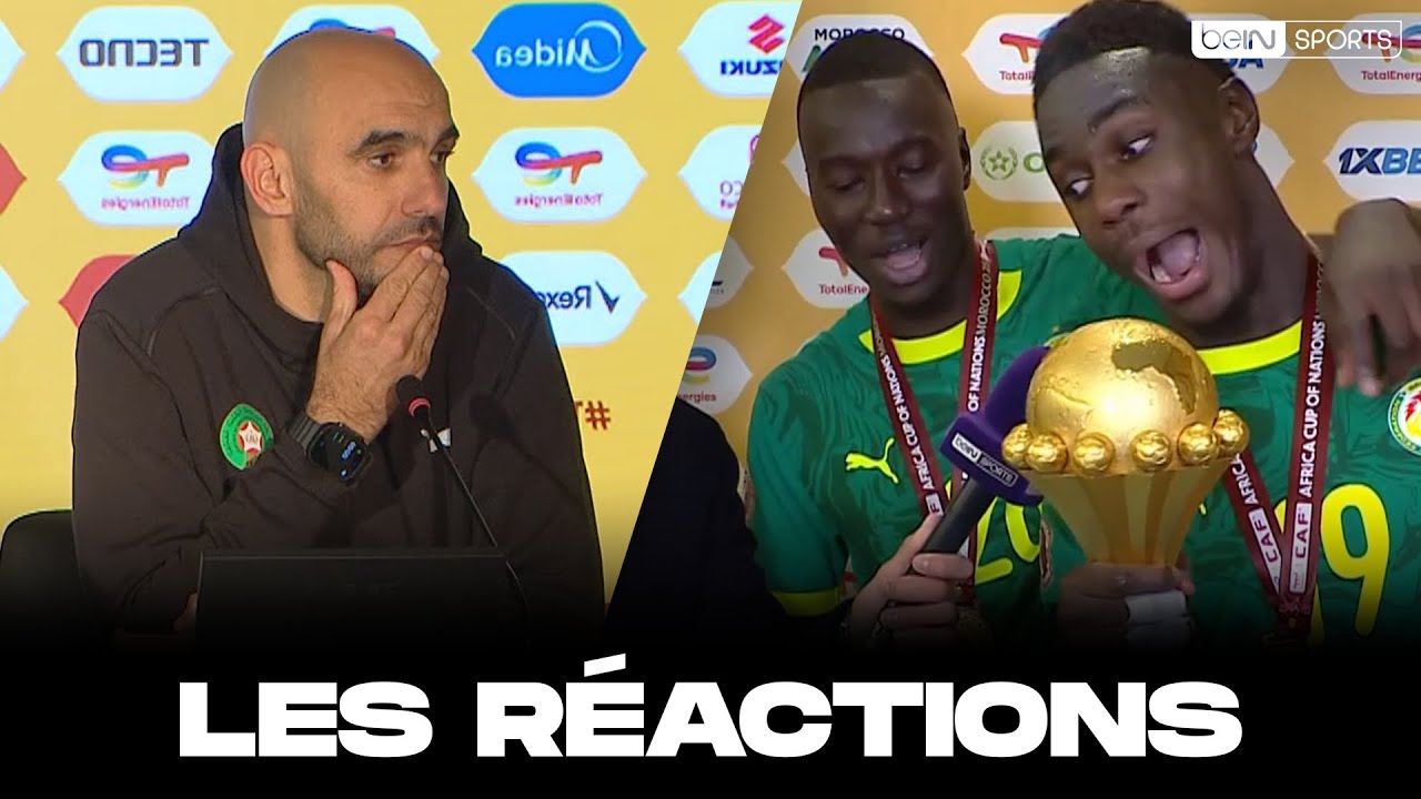 Thiaw S'EXCUSE, la JOIE des Sénégalais, la TRISTESSE de Regragui... Les réactions de Sénégal - Maroc