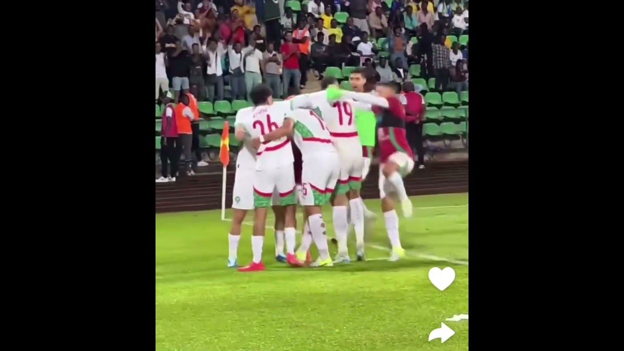 Le magnifique but du marocain. Ismael Saibari 🇲🇦 face au gabon #can2025 #maroc #saibari #football