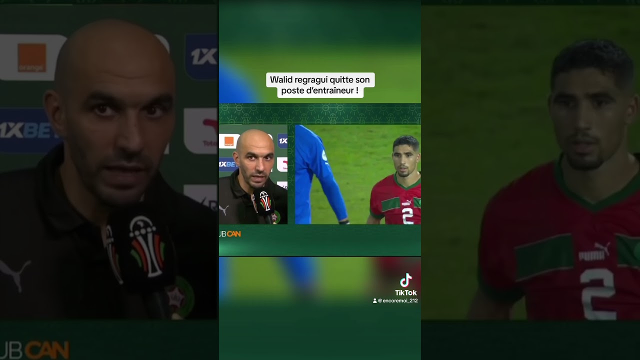 Walid regragui quitte la sélection marocaine ?
