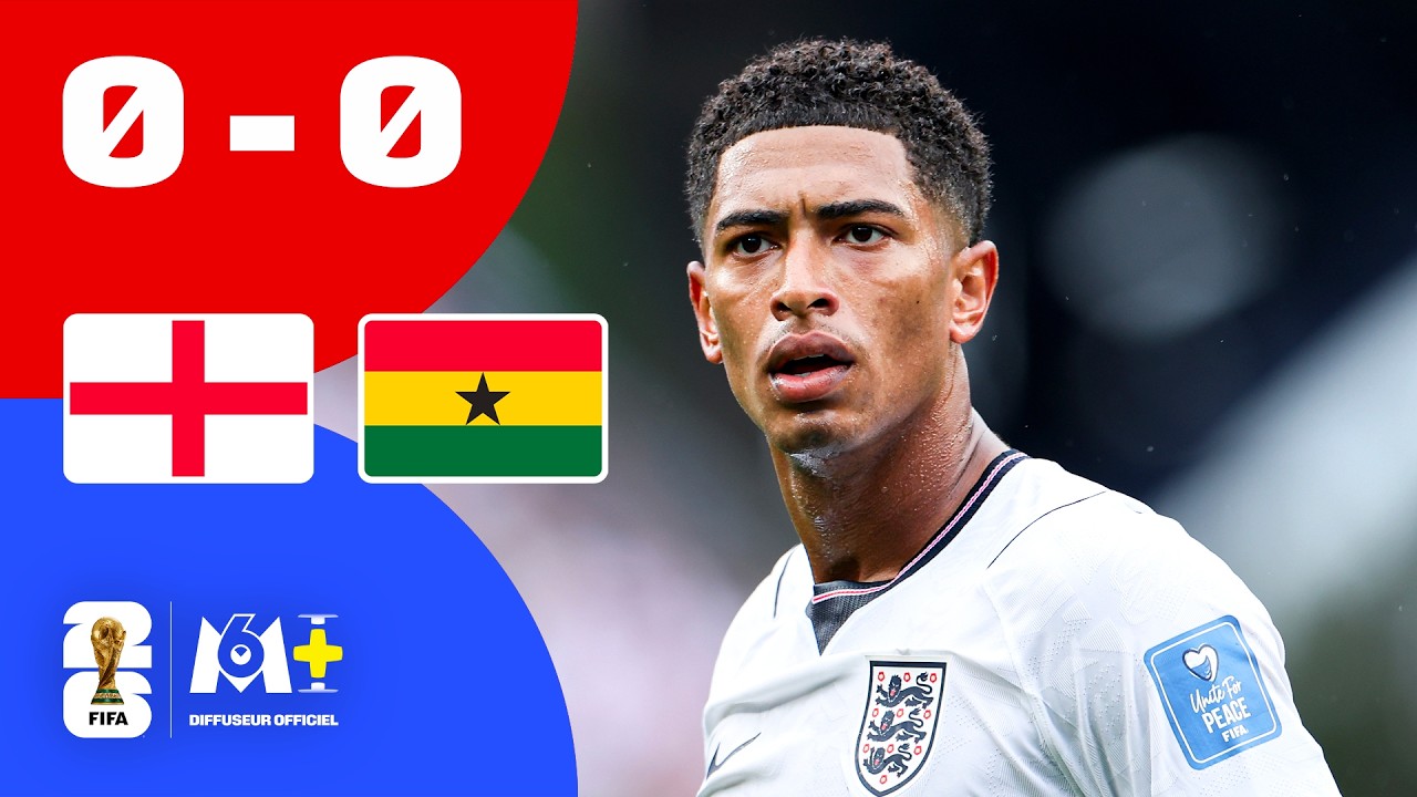 Coupe du monde 2026 : L’Angleterre IMPUISSANTE face à un Ghana HÉROÏQUE