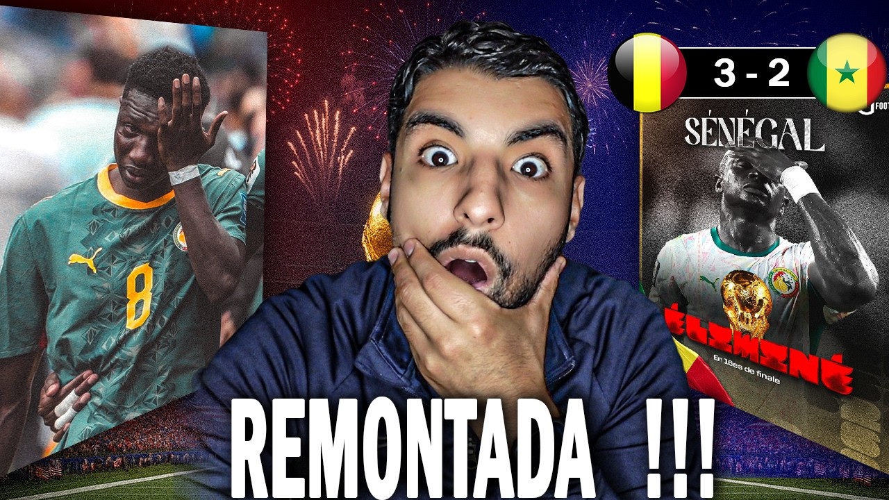 LA REMONTADA !!! | Belgique 3 vs 2 Sénégal (1/16 finale CDM 2026)