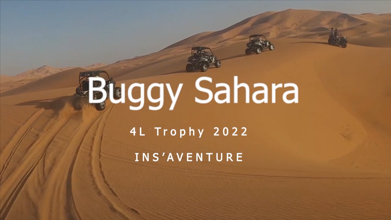Buggy dans les dunes du Sahara Marocain - 4L Trophy 2022