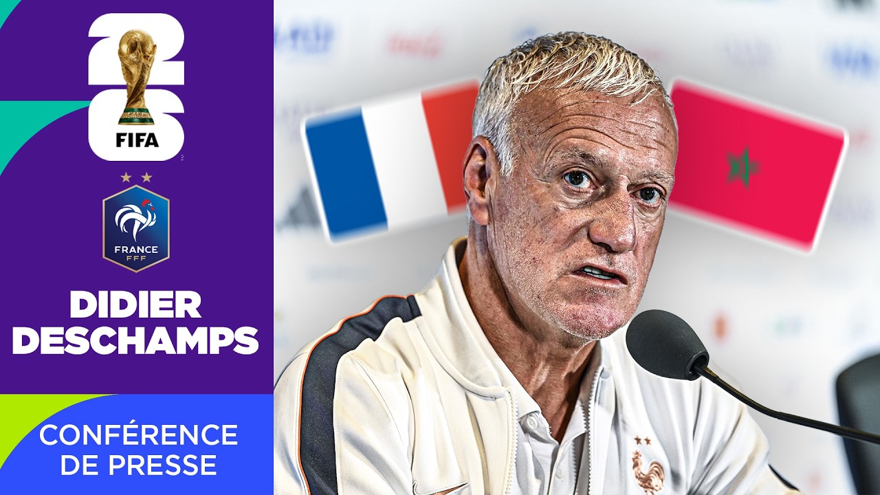"L'ARBITRE n'est PAS un ADVERSAIRE."... La conférence de presse de DESCHAMPS avant le MAROC !