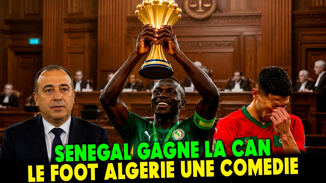 Tribunal confirme victoire Sénégal sur Maroc finale CAN. Walid Sadi et Petković humilient l’Algérie