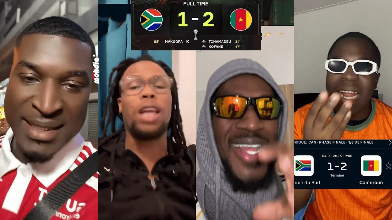 LA FETE CHEZ LES IVOIRIENS & CAMEROUNAIS : VICTOIRE FACE A AFRIQUE DU SUD | CAN 2025 MAROC | MOHDIA