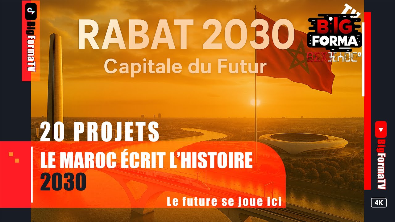 Rabat 2030 : Les 20 projets qui vont transformer la capitale du Maroc 🌍🏗️