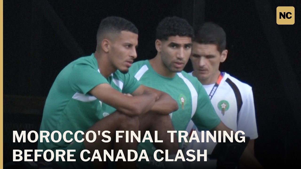 Morocco's Final Training Before Canada Clash | AD1S