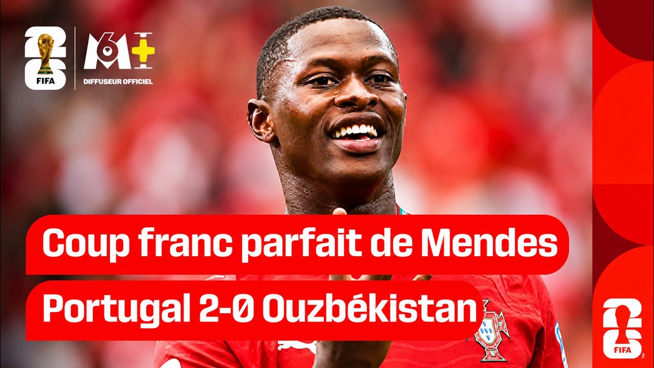 Portugal - Ouzbékistan : CR7 TROMPE TOUT LE MONDE, Nuno Mendes en profite