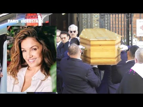 Les célébrités arrivent aux Obsèques de Nadia Farès à Paris le 24 avril 2026 