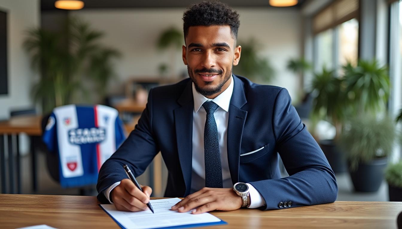 issa habri, jeune latéral prometteur, signe son premier contrat professionnel avec le stade rennais, marquant le début d'une carrière prometteuse au sein du club breton.