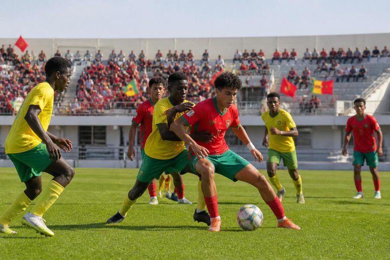 Can u17 : retour sur la double confrontation amicale maroc – guinée bissau