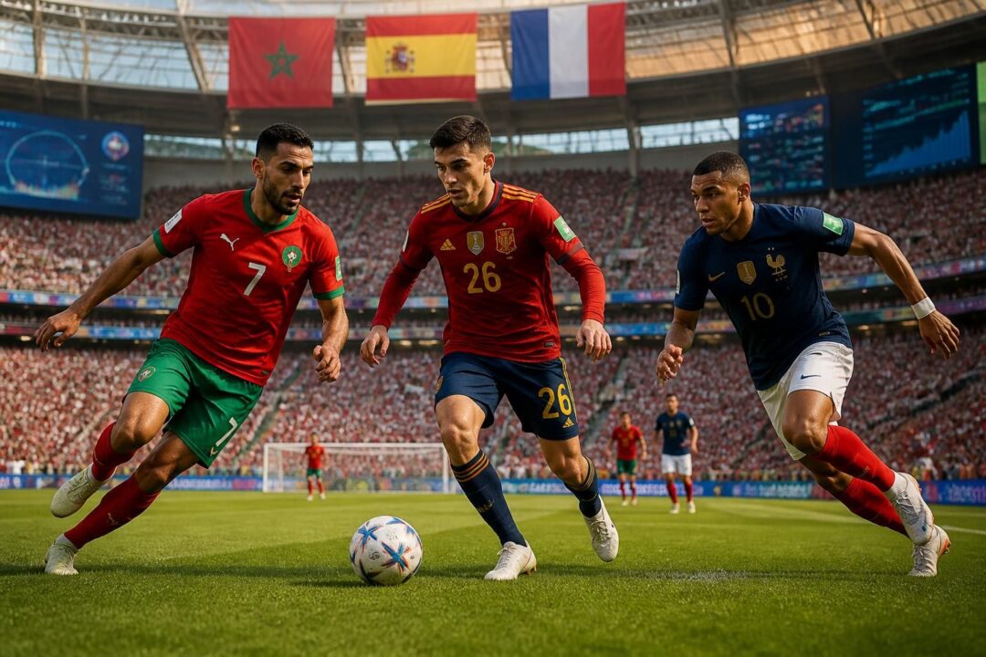 découvrez les prédictions d'opta pour les favoris de la coupe du monde 2026, avec un focus sur le maroc, l'espagne et la france.