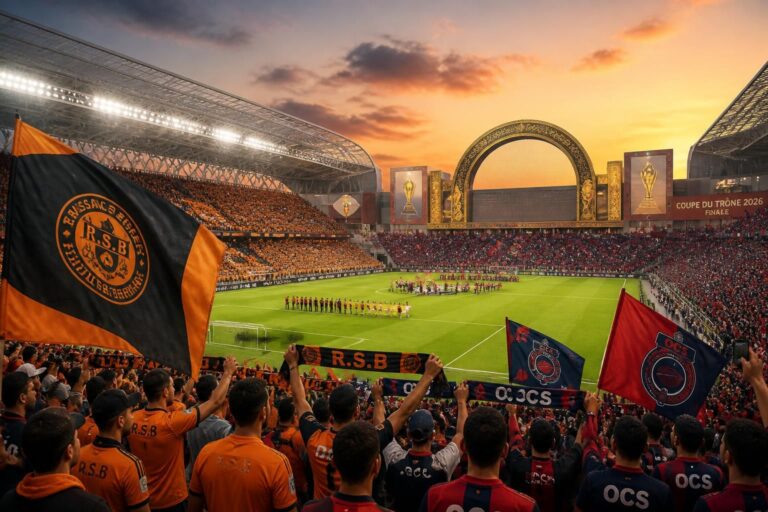 Coupe du trône 2026 : la date et le lieu de la finale rsb – ocs dévoilés