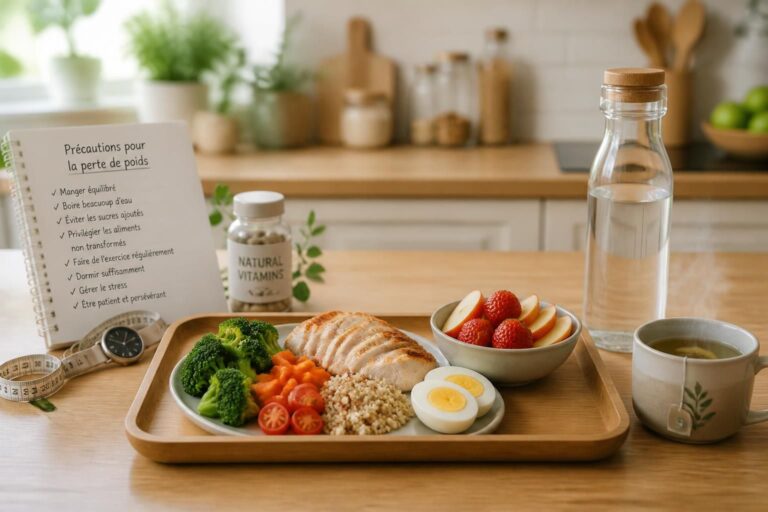 Perdre 2 kilos par semaine : menu détaillé et précautions indispensables