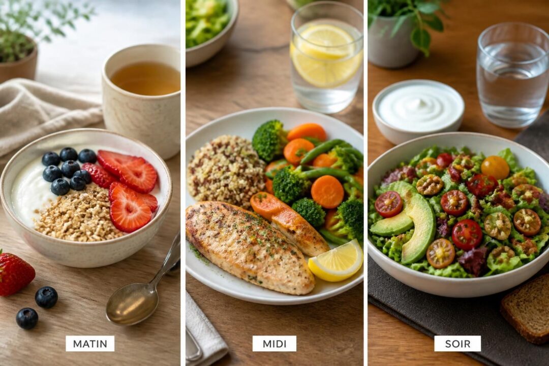 découvrez des exemples variés de menus équilibrés pour le matin, le midi et le soir, afin de planifier toute une semaine de repas sains et gourmands.