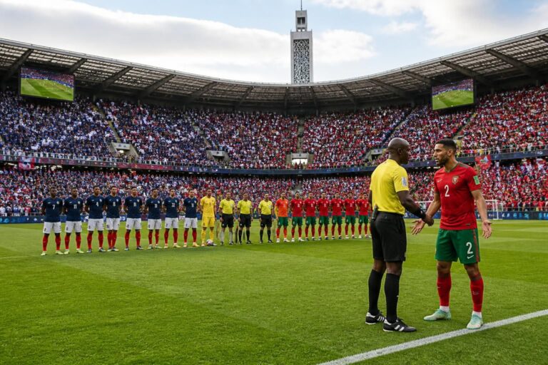 EN DIRECT – France vs Maroc : composition officielle, controverse arbitrale et diffusion en clair pour la Coupe d&rsquo;Afrique