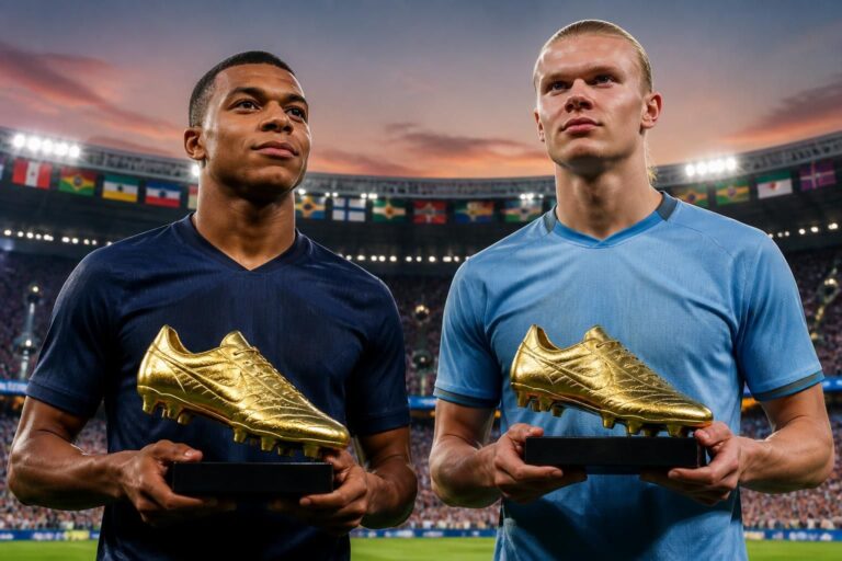 Soulier d’or de la Coupe du Monde 2026 : Kylian Mbappé et Erling Haaland intègrent le classement des meilleurs buteurs