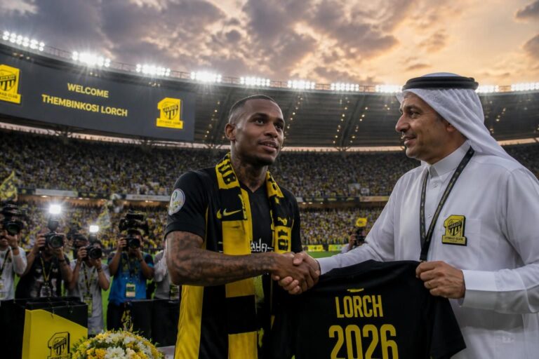 Thembinkosi Lorch quitte le wydad pour ittihad sc : un transfert marquant du mercato 2026
