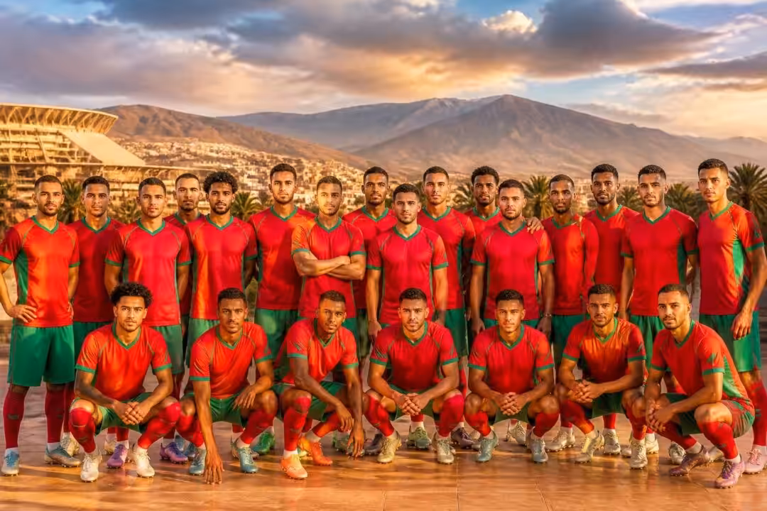 découvrez en exclusivité les nouveaux maillots des lions de l'atlas dévoilés lors d'une séance photo exceptionnelle, alliant style et fierté nationale.