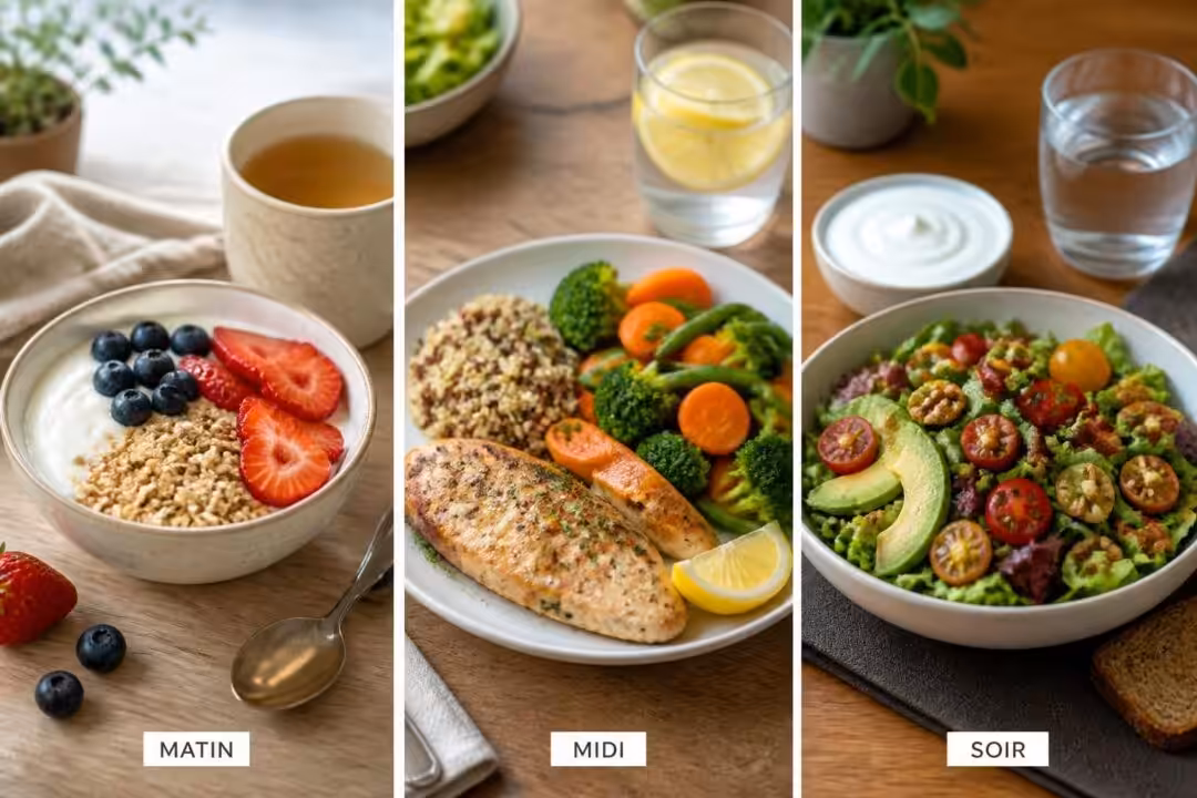 découvrez des exemples variés de menus équilibrés pour le matin, le midi et le soir, afin de planifier toute une semaine de repas sains et gourmands.
