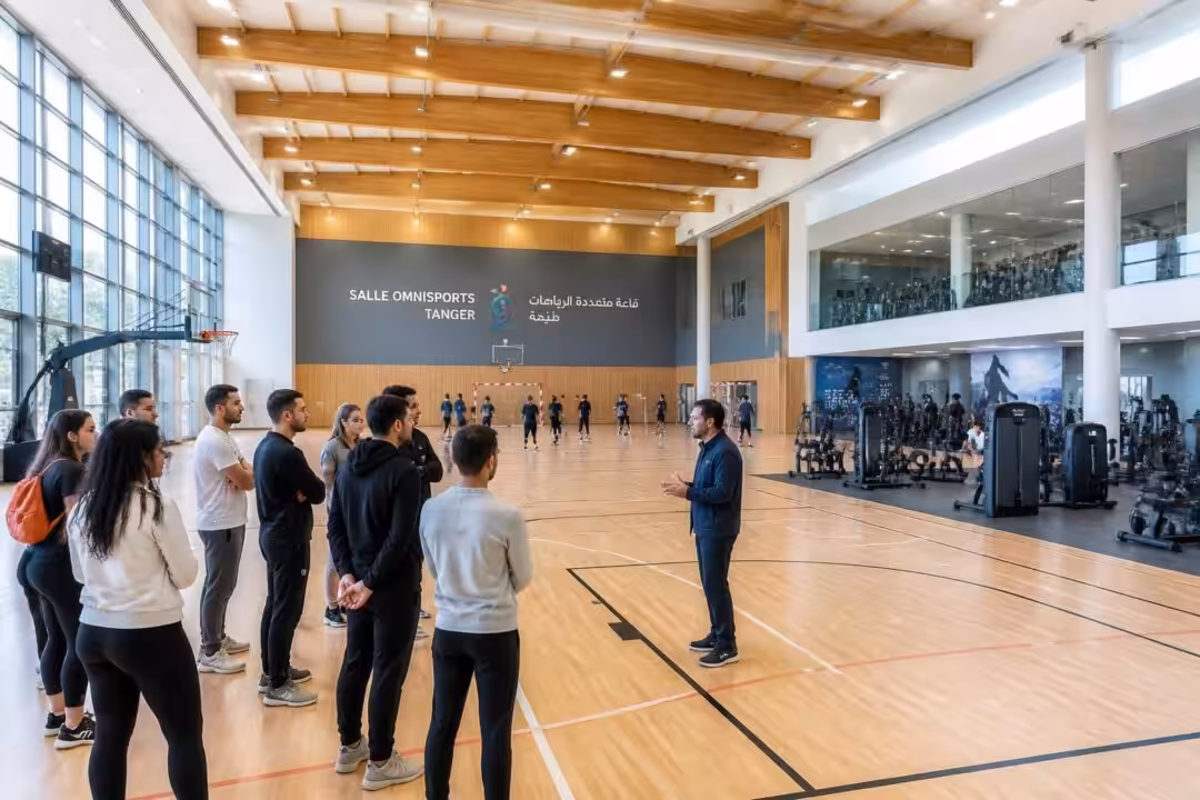 découvrez la nouvelle salle omnisports de tanger lors d'une visite guidée exclusive. explorez ses installations modernes conçues pour accueillir une variété d'événements sportifs.