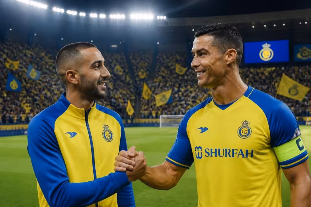 hakim ziyech tout proche de rejoindre al nassr aux côtés de cristiano ronaldo : un transfert qui suscite déjà de nombreuses réactions.